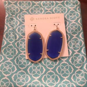 Kendra Scott Jewelry - Kendra Scott Danielle Earrings blue gold Kendra Scott Jewelry - Kendra Scott Danielle Earrings blue gold